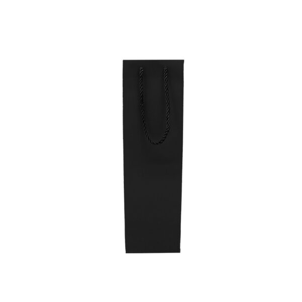 שקית קרטון יין – שחור 1
